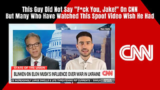 This Guy Did Not Say "F*ck You, Jake!" On CNN But Many Who Have Watched This Spoof Video Wish He Had