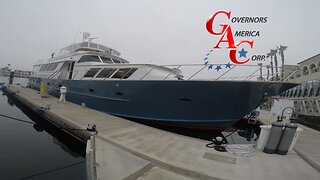 Beautiful Yacht I was working on. Take a look inside