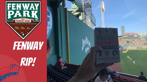 FENWAY PARK BASEBALL CARD RIP! 2018 TOPPS HERITAGE HIGH NUMBER