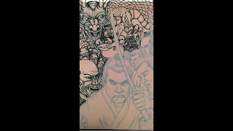 SWORD OF THE MANTIS cover wip. Sign up on Indiegogo. Hi Comicgate and HAIL!