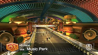 Mario Kart 8 Deluxe - 50cc (Hard CPU) - (3DS) Music Park