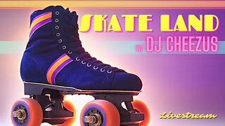 SKATE LAND Livestream DJ MIX w/ Rollerskating Visuals edited by DJ CHEEZUS