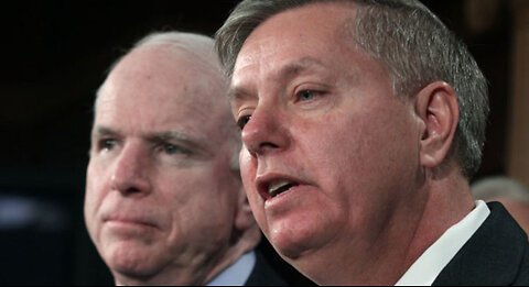 Traitors Lindsey Graham and John McCain plotting war with Ukraine military