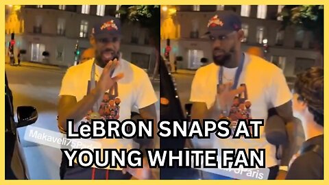 LeBron James SNAPS At Young White Fan After Gold Medal Olympics Win