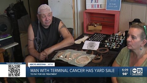 Mesa man holds yard sale to pay for cancer treatment
