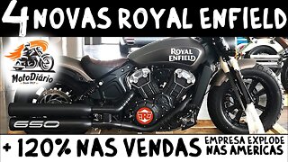 Com 4 novas motos ROYAL ENFIELD a caminho e (+120.5%) nas vendas, empresa DECOLA no mundo