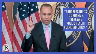 Rep. Jeffries: ‘There Are Public Health Vulnerabilities’ Without a Speaker of the House