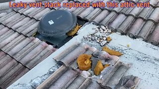 Attic fan install