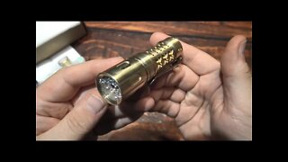 Maeerxu DF03 Brass Flashlight Review!