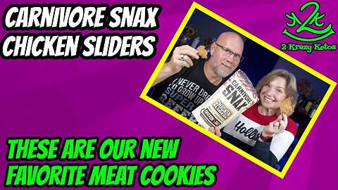 Carnivore Snax Chicken Sliders review | How to get extra protein
