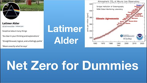 Latimer Alder: Net Zero for Dummies | Tom Nelson Pod #208