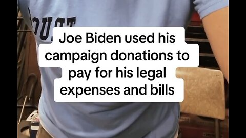 Captioned - Biden used campaign donations for his legal expenses