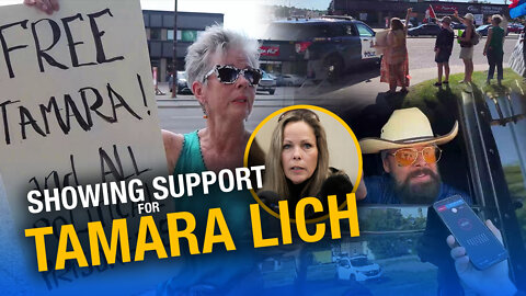 Protesters rally in Medicine Hat against arrest of Tamara Lich