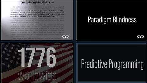 THEY ALWAYS SHOW US IN MOVIES - Predictive Programming - PARADIGM BLINDNESS - SILENCE is CONSENT