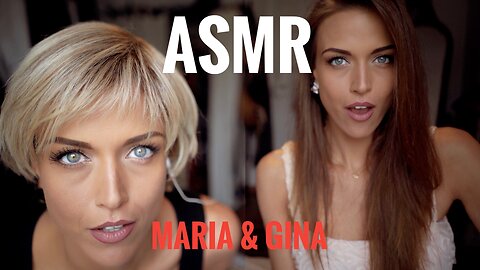 ASMR Gina Carla 🫦💦 Mouth Sounds With My Evil Twin Maria!