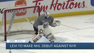 Buffalo Sabres goaltender Devon Levi to make his NHL debut on Friday against the New York Rangers