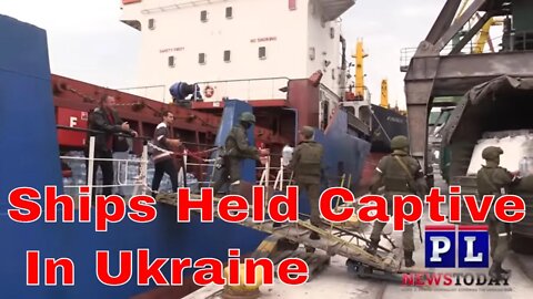 Ships Held Captive In Kherson Ukraine Port. See How