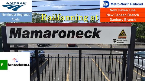 Spring Railfanning during the early PM rush hour at Mamaroneck Station (R2) with diesel trains