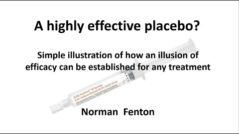 How an illusion of efficacy can be established for any treatment