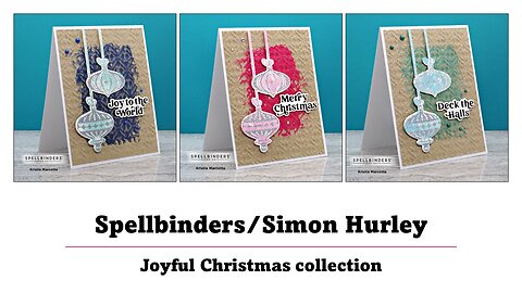 Simon Hurley Joyful Christmas collection | Hot Foiling and Lunar Paste