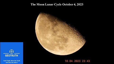 Moon Lunar Cycle October 4 2023