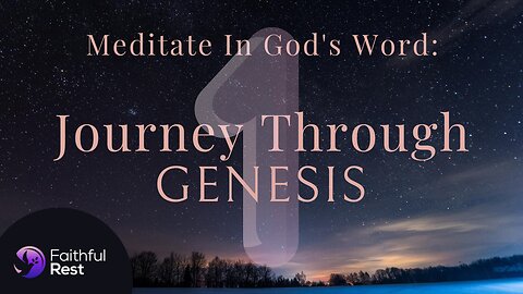 Journey Through Genesis: A Divine Meditation with Solfeggio Frequencies for Deep Sleep