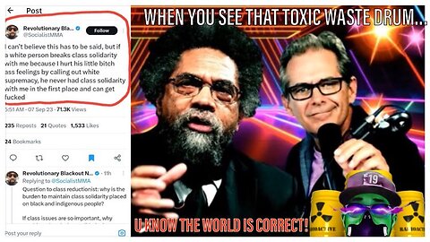 Jimmy Dore uses Cornel West as his left wing exit strategy and shows RBN The world is correct!