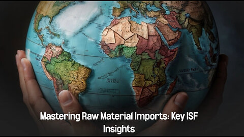 Unlocking Success: The Power of ISF Data for Raw Material Imports