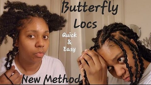 How to do Butterfly Locs at home. Step by Step