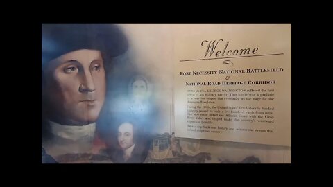 Ft Necessity nat'l battlefield PA- where G Washington got his start
