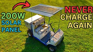 how to add SOLAR onto a GOLFCART