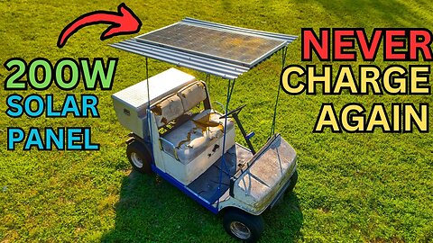 how to add SOLAR onto a GOLFCART