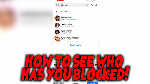 How to See Who Blocked You on Instagram