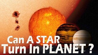 Can a star turn into a planet?