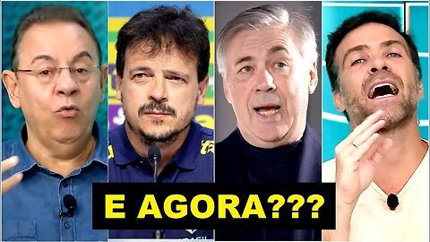 "NADA TEM LÓGICA, cara! O Ancelotti FALOU HOJE NUMA ENTREVISTA que..." Seleção Brasileira é DEBATIDA