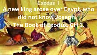 A new king arose over Egypt, who did not know Joseph. The Exodus. CH 1.