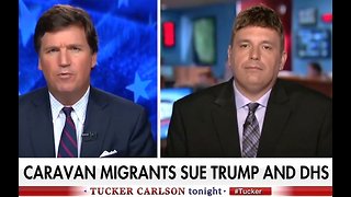 Tucker Carlson schools migrant caravan lawyer