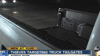 Thieves targeting truck tailgates