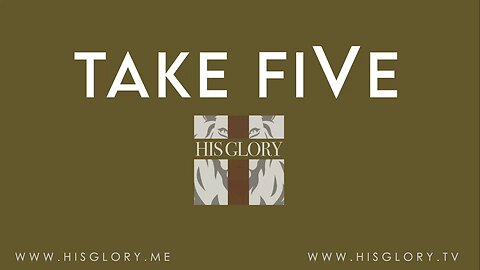 General Thomas McInerney joins His Glory: Take FiVe