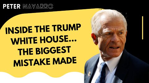 Peter Navarro takes Us Inside The Trump WH "Filled with Snakes."