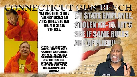 AR15 Stolen From A State Official, Will The State Uphold The Laws They Claim Makes Everyone Safer?!!