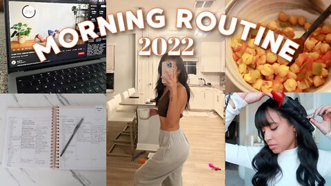 6AM MORNING ROUTINE *my morning routine 2022* | Healthy & Productive Habits ~aesthetic~