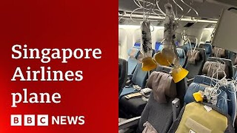 Singapore Airlines plane dropped 178ft in fiveseconds, report shows | BBC News