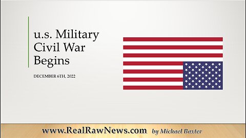 u.s. Military Civil War Begins