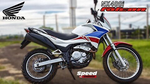 Testando Honda NX400 i Falcon 2014 Injetada | Analise Completa | Speed Channel