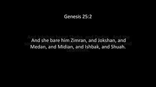 Genesis Chapter 25