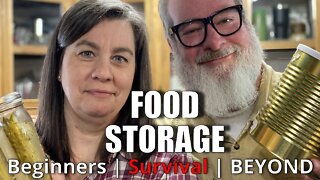 Food Storage for Beginners BEYOND SURVIVAL | Big Family Homestead LIVE