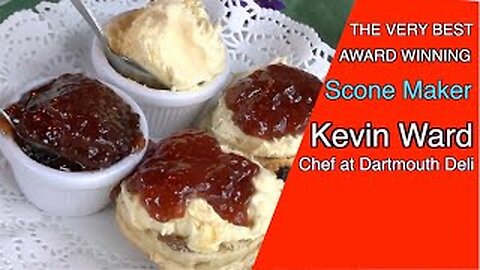 Award winning Scone maker "Kevin Ward' shares his secrets with you, Beautiful fruit scones,