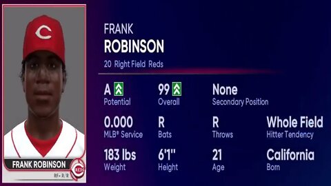 How To Create Frank Robinson MLB The Show 22
