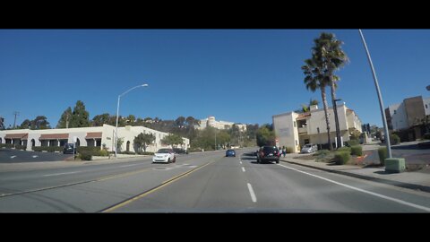 Blasian Babies DaDa Drives Down Linda Vista Rd To Via Las Cumbres (4K)